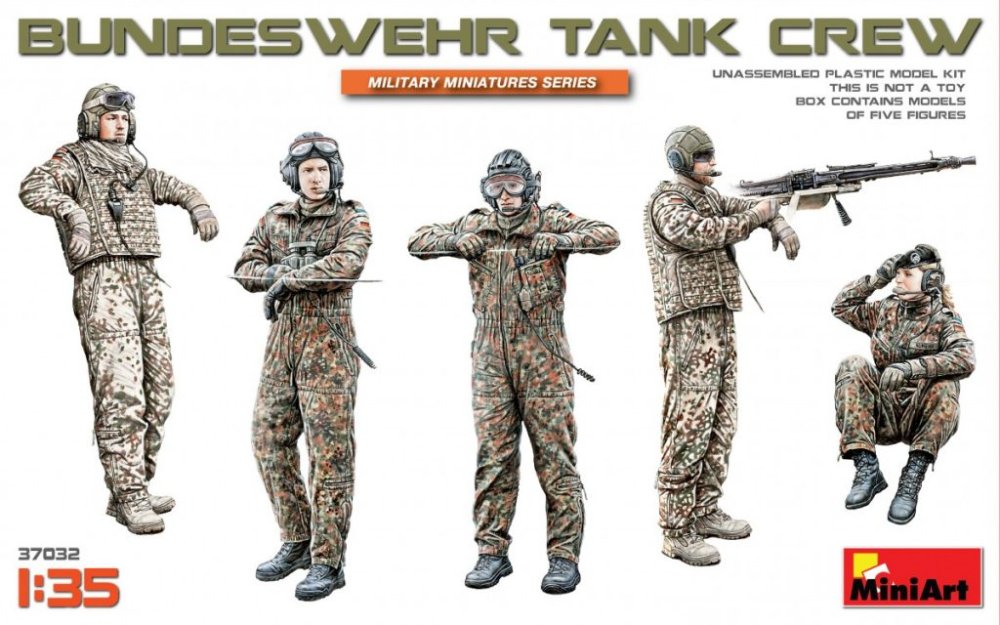 1/35 Bundeswehr Tank Crew (5 fig.)