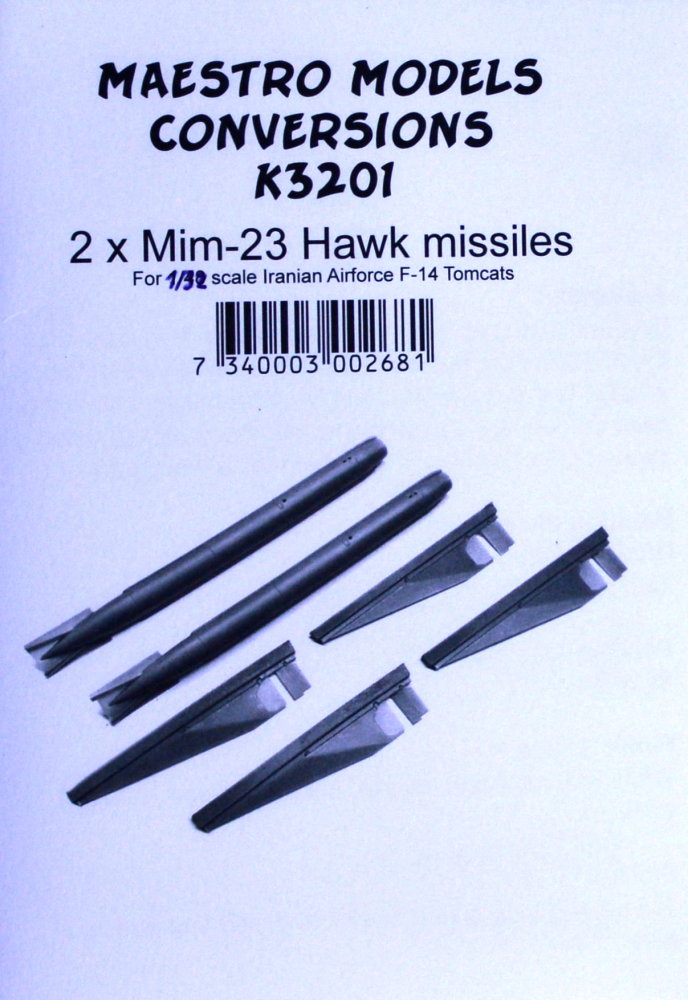 1/32 MiM-23 Hawk missiles for Iranian F-14 Tomcats