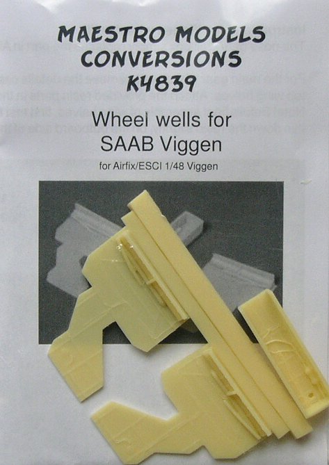 1/48 Viggen wheel wells