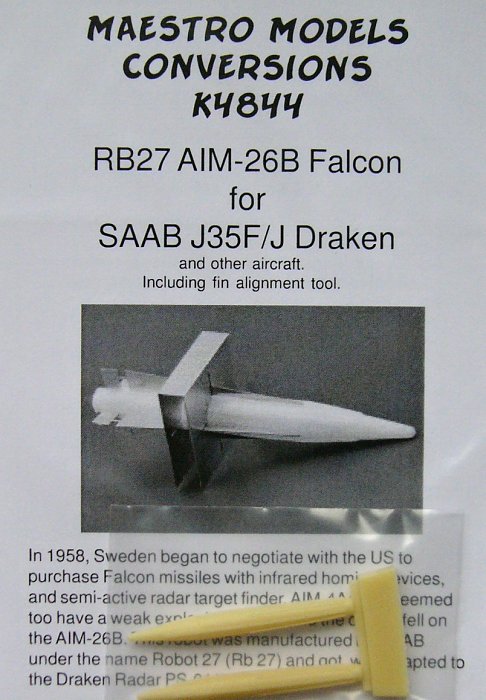 1/48 RB27 AIM-26B Falcon incl. fin alignment tool