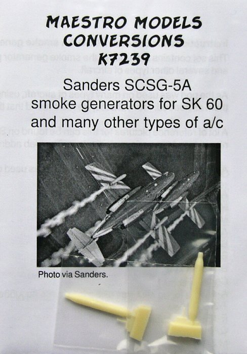 1/72 Sanders SCSG-5A Smoke generators (2 pcs.)