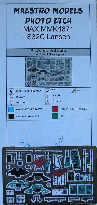 1/48 S32C Lansen - interior (colour PE set)