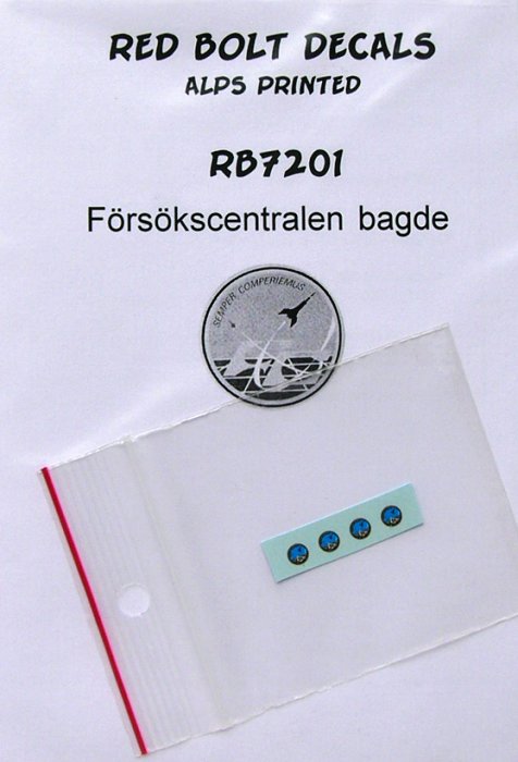 1/72 Försökscentralen badge (Alps printed decals)