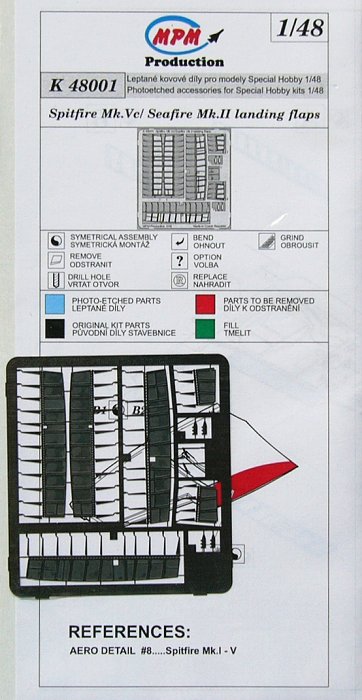 1/48 Spitfire Mk.Vc/Seafire Mk.II landing flaps