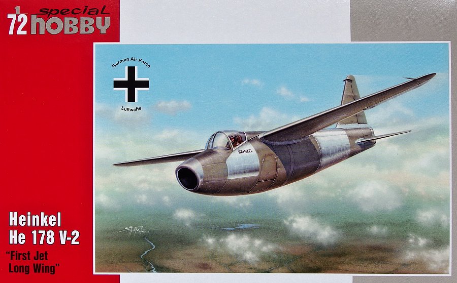 1/72 He 178 V-2 'First Jet Long Wing' (re-edition)