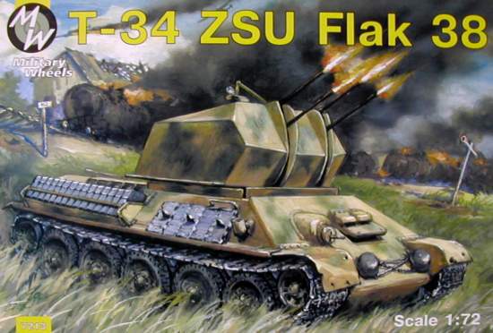 1/72 T-34 ZSU Flak 38