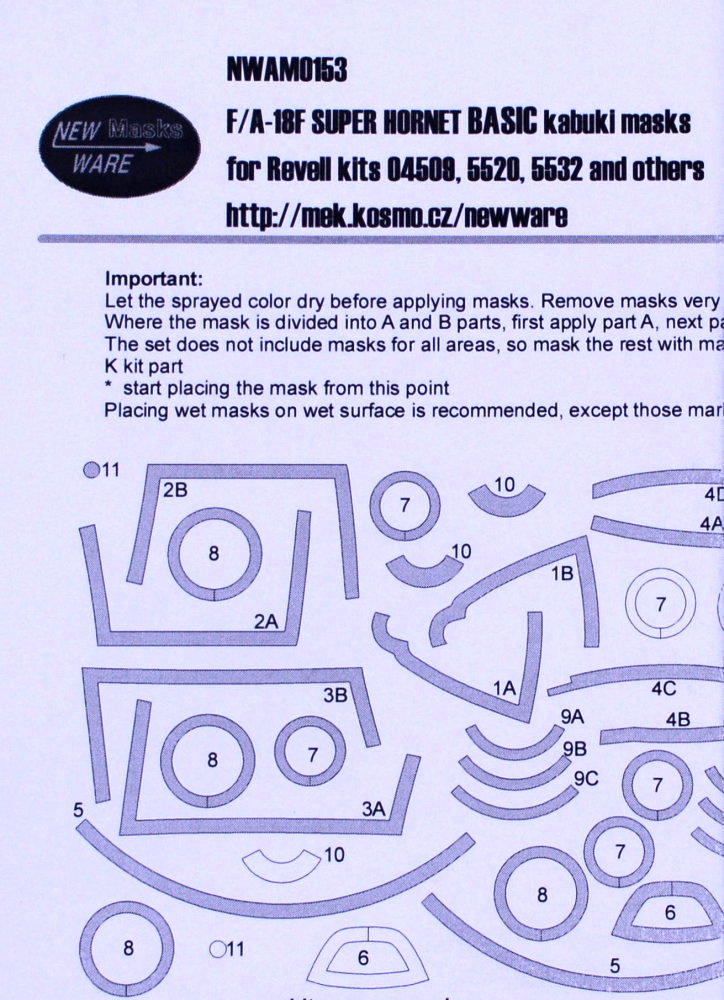 1/48 Mask F/A-18F Super Hornet BASIC (REV)