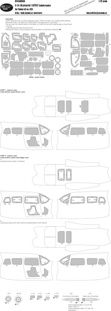 1/32 Mask O-2A Skymaster EXPERT (RDN no.620)