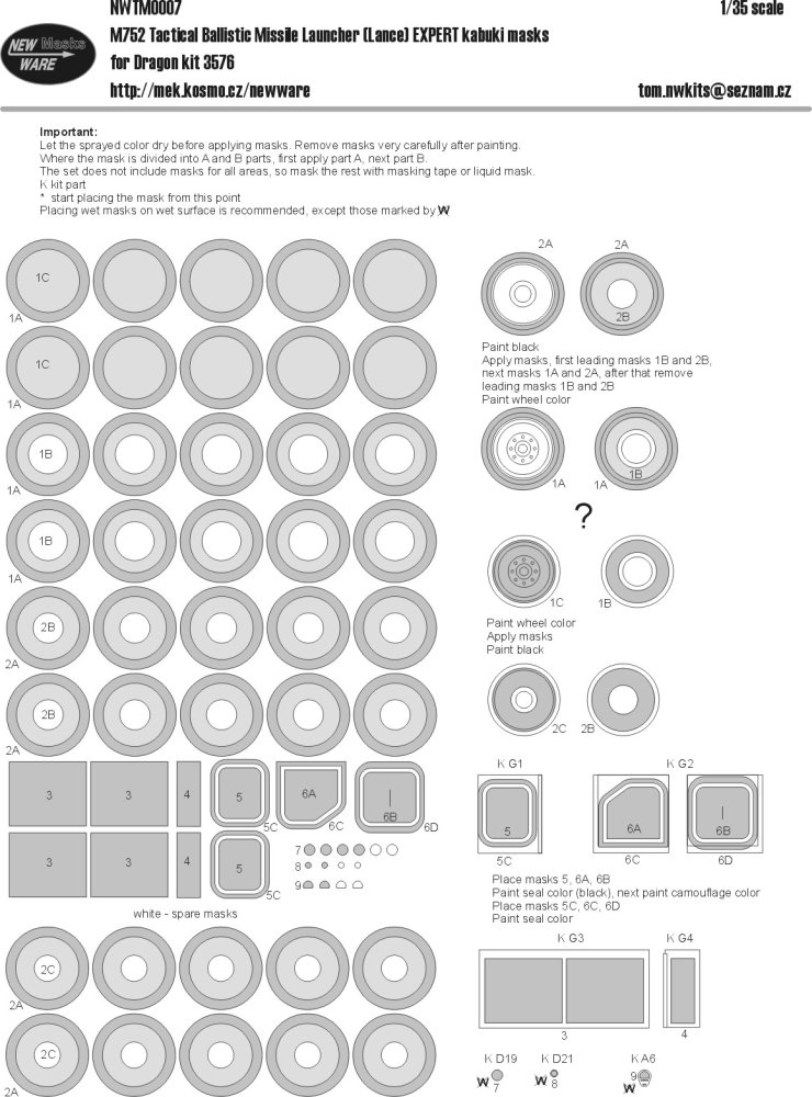 1/35 Mask M752 Tactical Ball.Miss.Launcher EXPERT