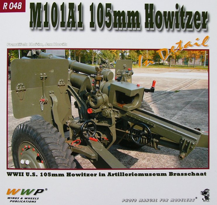 Publ. M101 A1 105mm Howitzer in detail