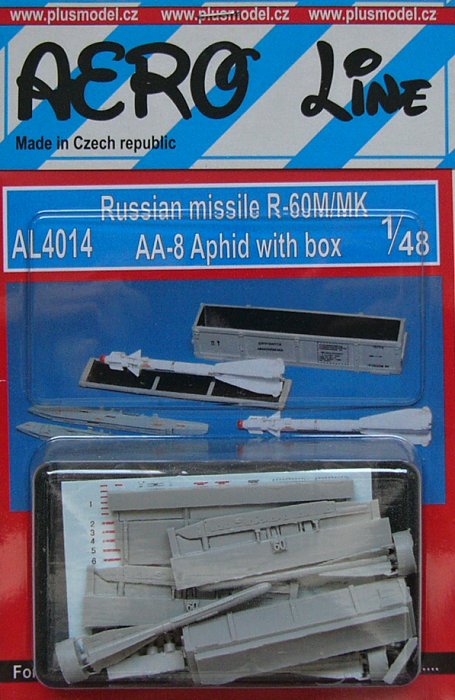 1/48 Russ.missile R-60M/MK AA-8 Aphid with box