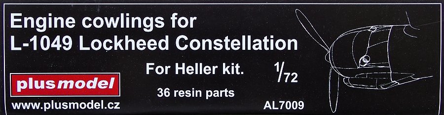 1/72 L-1049 Constellation - engine cowlings (HELL)