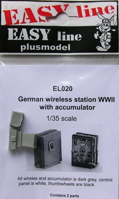 1/35 German WWII wireless station - 2pcs EASY LINE