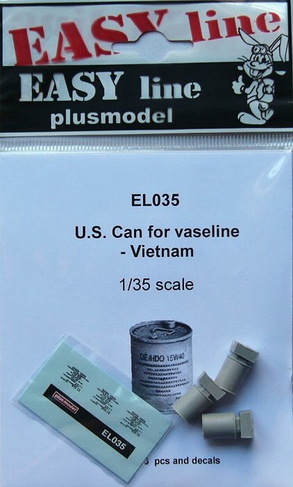 1/35 US Vaseline Can - Vietnam (3 pcs.) EASY LINE