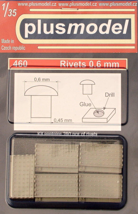 1/35 Rivets 0,6 mm (250 pcs.)