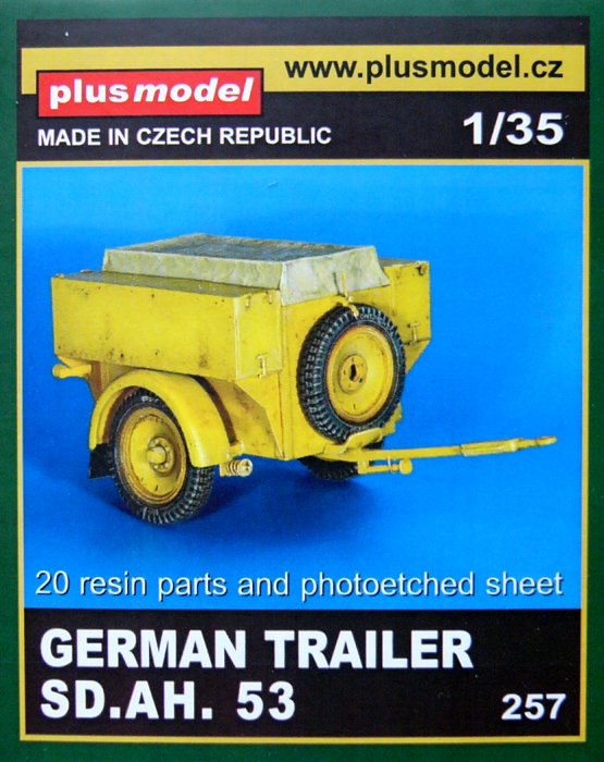 1/35 German Trailer Sd.Ah.53 (complete resin kit)