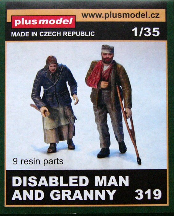 1/35 Disabled Man and Granny (2 fig.)