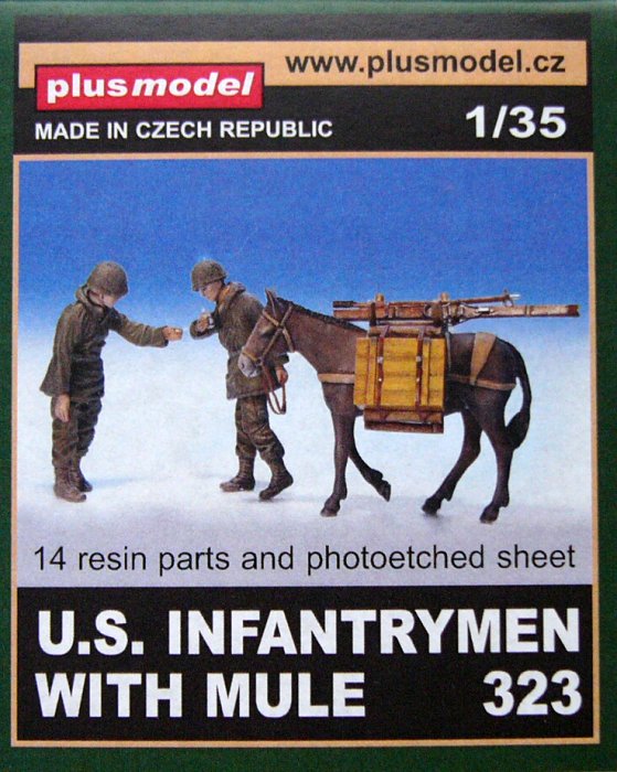 1/35 U.S. Infantrymen with Mule (3 fig.)