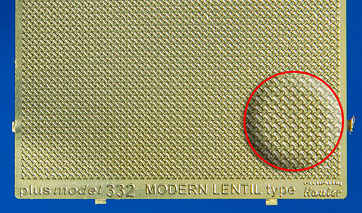 1/35 Engraved plate - Modern lentil  (PE set)