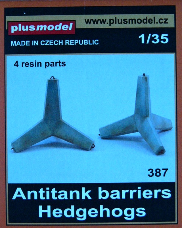 1/35 Antitank barriers - Hedgehogs (4 resin parts)