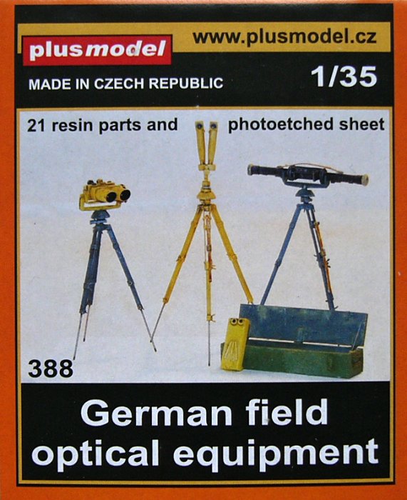 1/35 German Field Optical Equipment (21 parts)