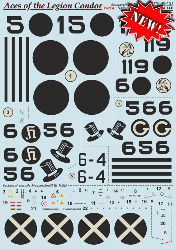 1/48 Aces of the Legion Condor Part 4 (wet decals)