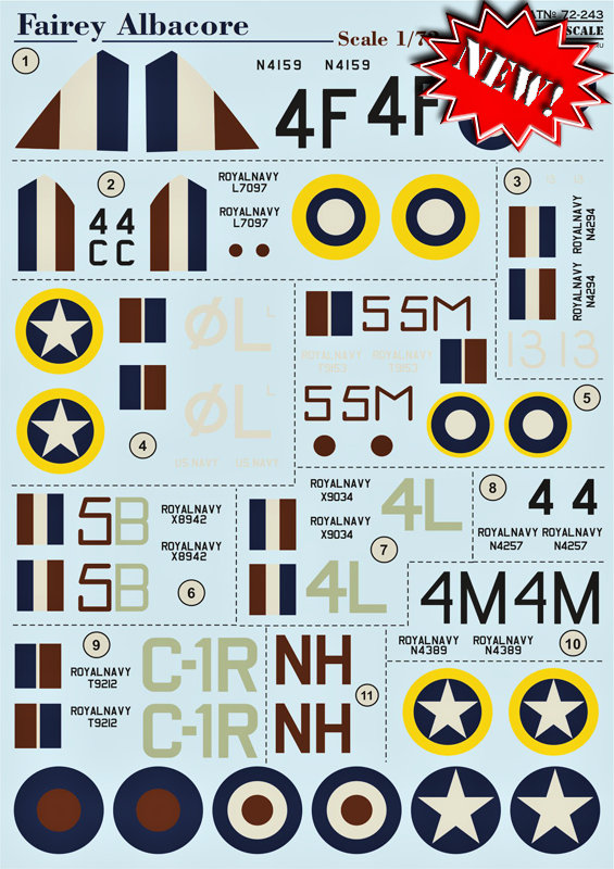 1/72 Fairey Albacore (wet decals)