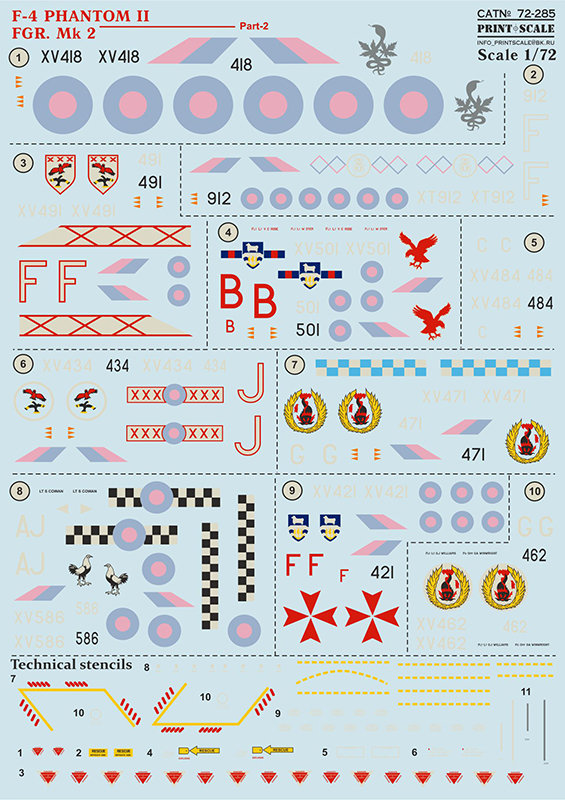 1/72 F-4 Phantom II FGR.Mk.2 - Part 2 (wet decals)