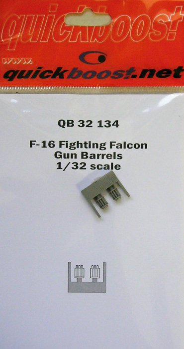 1/32 F-16 Fighting Falcon gun barrels