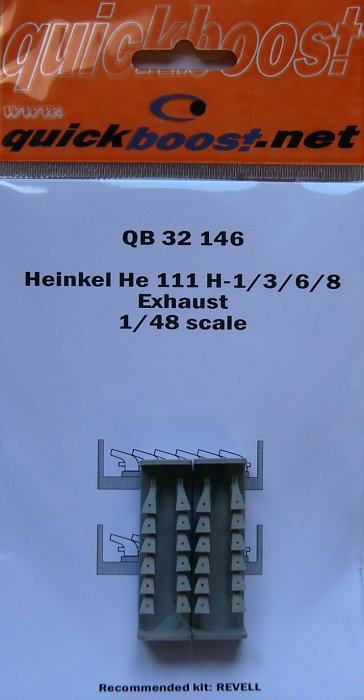 1/32 Heinkel He 111 H-1/3/6/8 exhaust (REV)