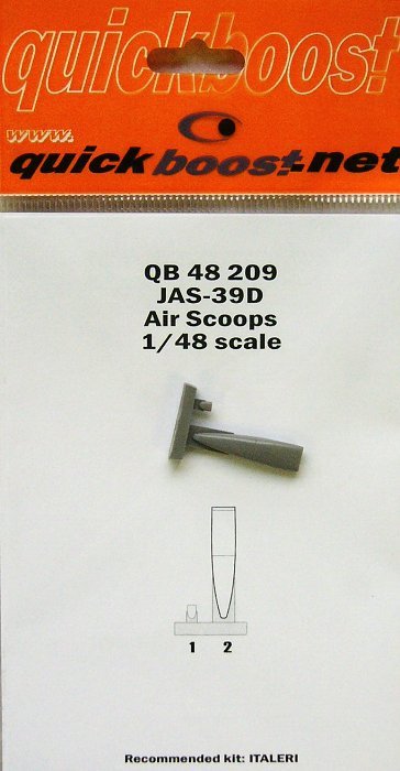 1/48 JAS-39D air scoops  (ITAL)