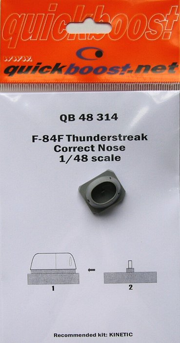 1/48 F-84F Thunderstreak correct nose (KIN)