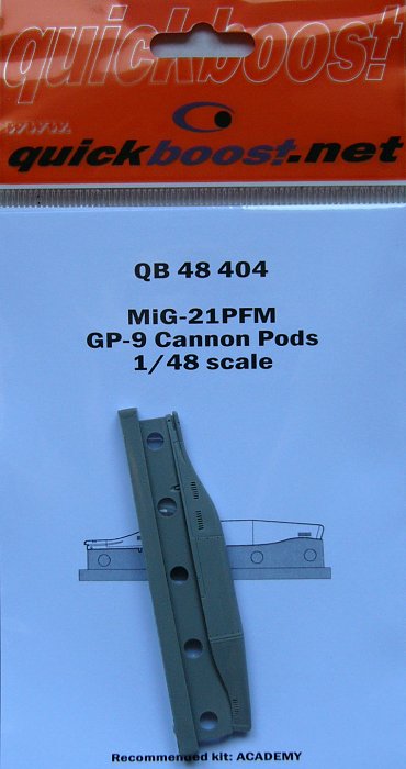 1/48 MiG-21 PFM GP-9 Cannon pods (ACAD)