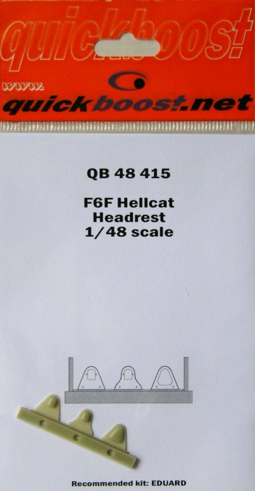 1/48 F6F Hellcat headrest  (EDU)