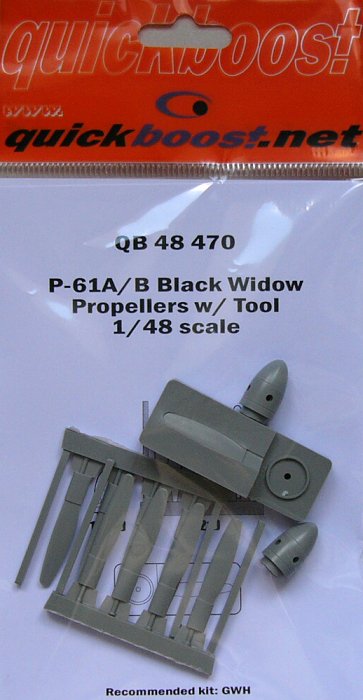 1/48 P-61A/B black widow propellers w/tool (GWH)