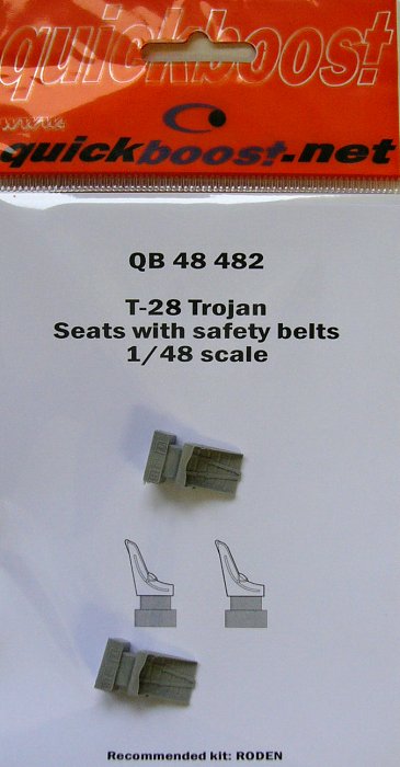 1/48 T-28 Trojan seats with safety belts  (RDN)