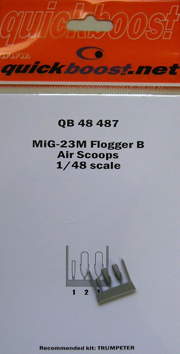 1/48 MiG-23M Flogger B air scoops (TRUMP)