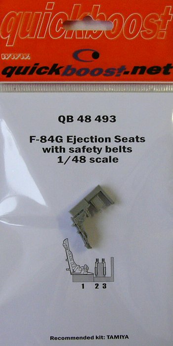 1/48 F-84G ejection seats with safety belts (TAM)