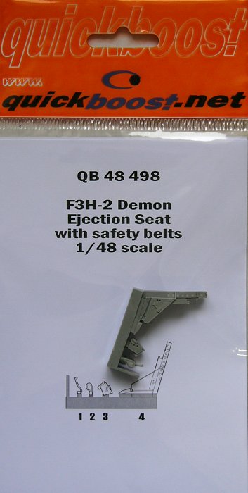 1/48 F3H-2 Demon ejection seat with safety belts