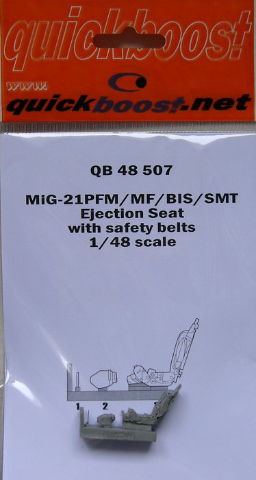 1/48 MiG-21PFM/MF/BIS/SMT eject.seat w/ saf.belts