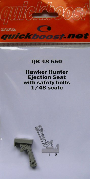 1/48 Hawker Hunter ejection seat with safety belts