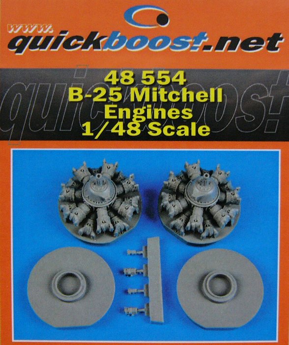 1/48 B-25 Mitchell engines (ITAL/ACC.MIN)