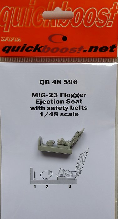 1/48 MiG-23 Flogger ejection seat with safety belt