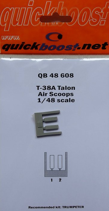 1/48 T-38A Talon air scoops (TRUMP)