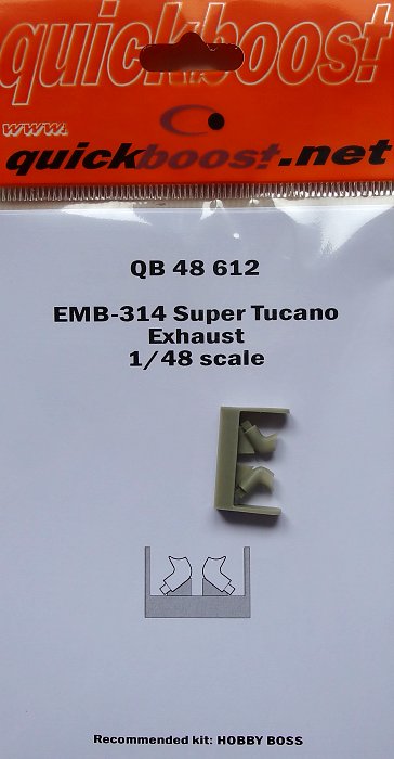 1/48 EMB-314 Super Tucano exhaust (HOBBYB)