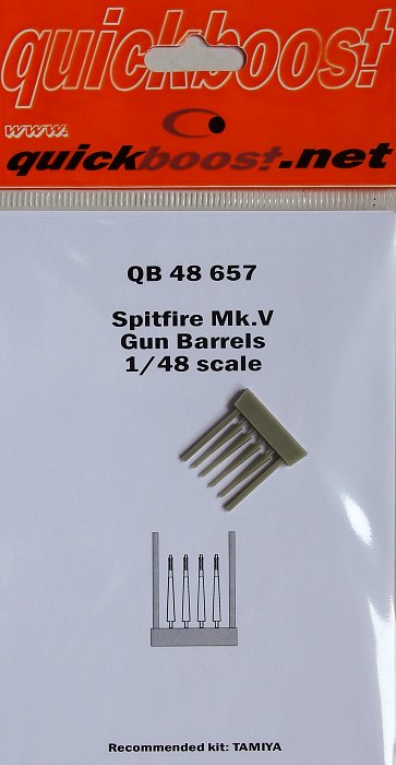 1/48 Spitfire Mk.V gun barrels  (TAM)