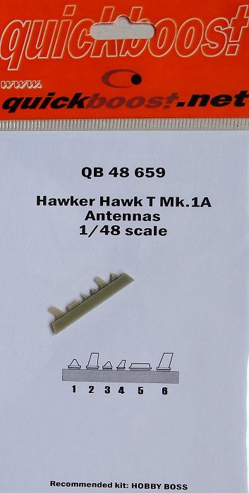 1/48 Hawker Hawk T Mk.1A antennas (HOBBYB)