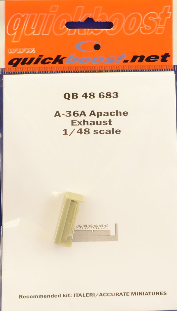 1/48 A-36A Apache exhaust (ITAL)