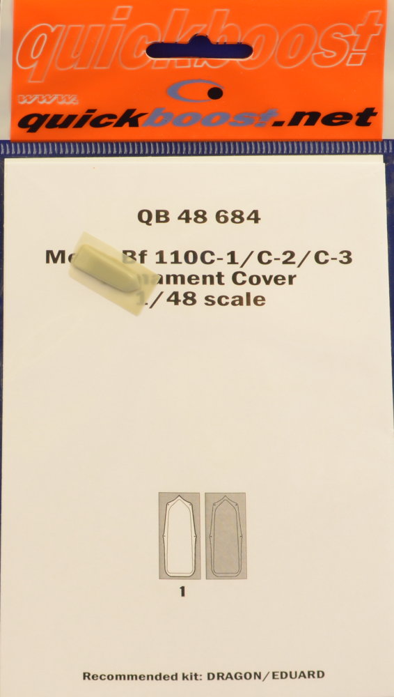 1/48 Bf 110C-1/C-2/C-3 armament cover (DRAG)