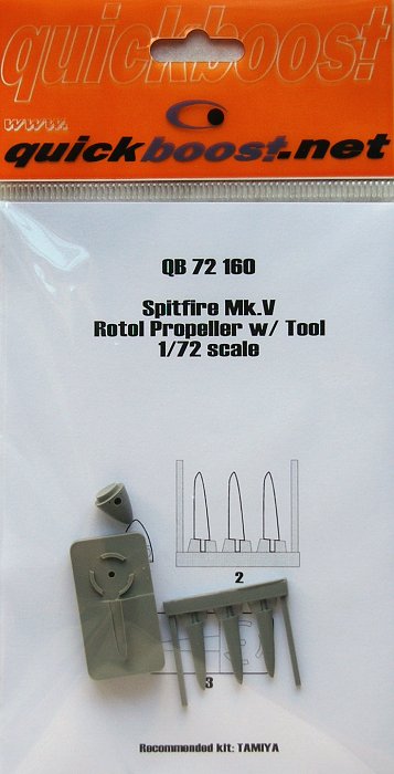 1/72 Spitfire Mk. V rotol propeller w/tool  (TAM)